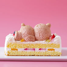 画像をギャラリービューアに読み込む, おねむなベアーケーキ
