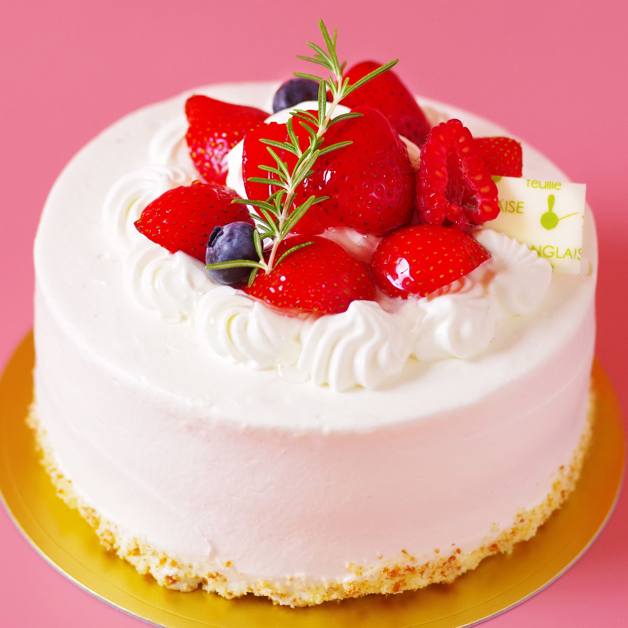 いちごのバースデーケーキ – アングレーズオンライン（旧ecake.jp）